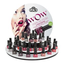 LCN WOW Hybrid Polish Display (indeholder: 30 salgsvarer + Top Coat samt 30 testere + 1 tester top coat