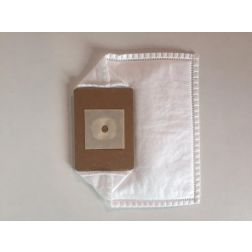 Støvsugerpose, hvit/tekstil