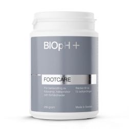 BIOpH Fodbadpulver, 250 gram - Dansk tekst