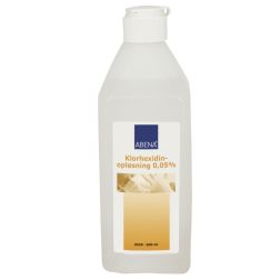 ABENA klorhexidin, 600 ml, 0,05 %, flaske med kliklåg