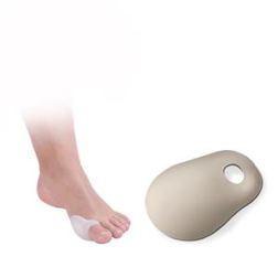 Hallux Valgus Beskyttelse, gel, tynn, o/s