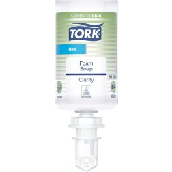 Skumsåpe TORK Clarity miljøvennlig uparfymert Premium S4 fargeløs 1L